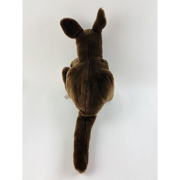 Folkmanis Folktails Plush Puppet Kangaroo Missing Baby Joey 26” Brown Furry Folk - Picture 11 of 11